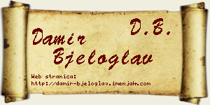 Damir Bjeloglav vizit kartica